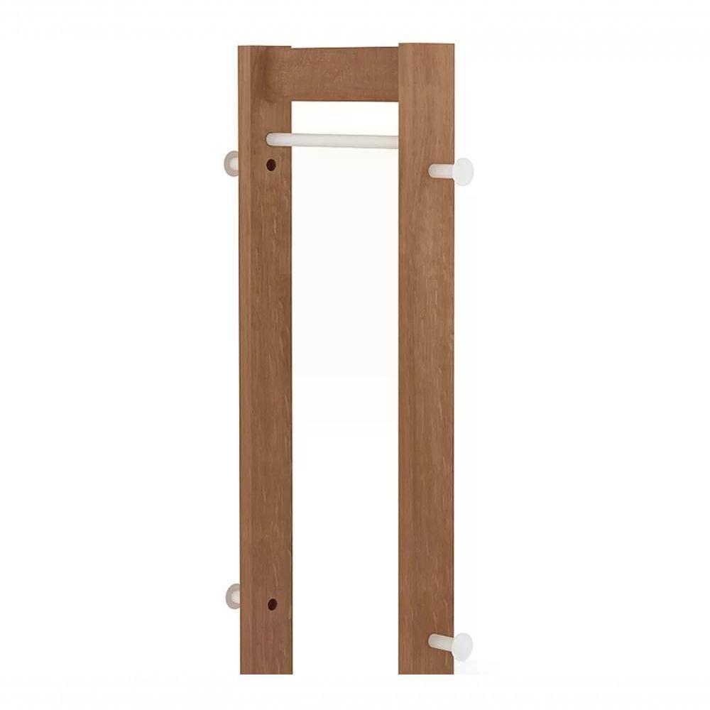 Cabideiro Mancebo De Chão Multiuso Az1019 Amendoa Branco Ame - 4