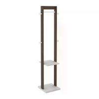 Cabideiro Mancebo De Chão Multiuso Az1019 Branco Nogal Branc - 5