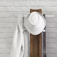 Cabideiro Mancebo De Chão Multiuso Az1018 Branco Nogal Branc - 6