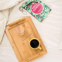 Bandeja De Bambu Oikos Com Alça 35cm Retangular - 2