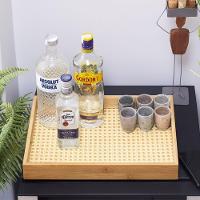 Bandeja De Bambu Oikos Com Palha 48cm Retangular - 3