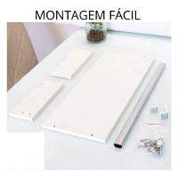 Kit 4 Cabideiros De Parede Branco - 2