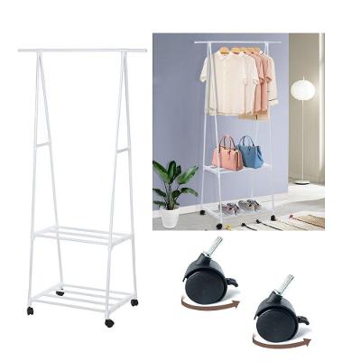 Arara De Roupa E Sapatos Organizador Movel Multifunçoes