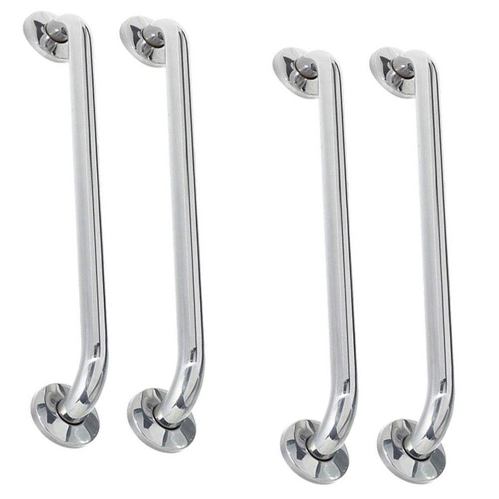Alça Barra De Apoio Banheiro Inox Kit 4 Unidades 40 Cm Idoso - 1