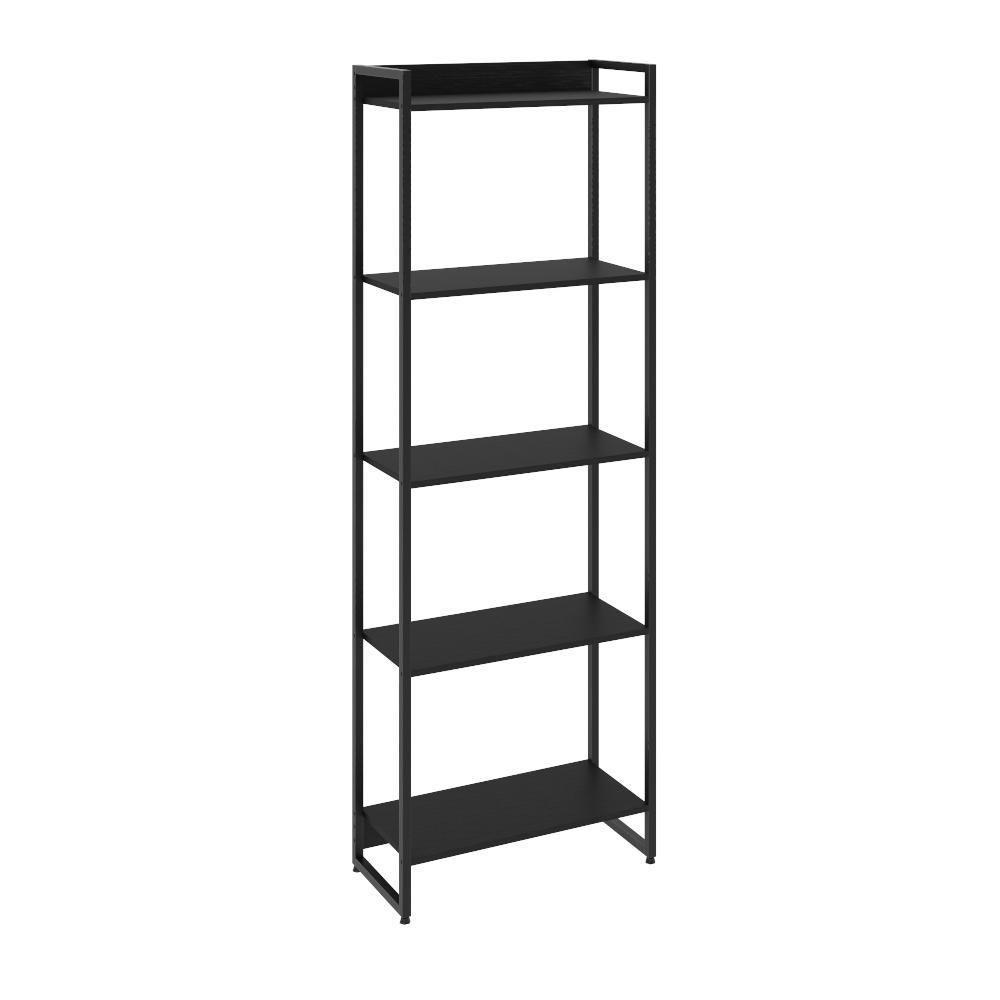 Kit Escritório Estante 5 Prateleiras Com Mesa 150Cm Onix - 4