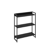 Kit 3 Estantes Escritório 3 Prateleiras 104x80cm Onix - 2