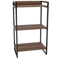 Kit 3 Estantes Com 3 Prateleiras Escritório 14x60 Cm Nogal - 2