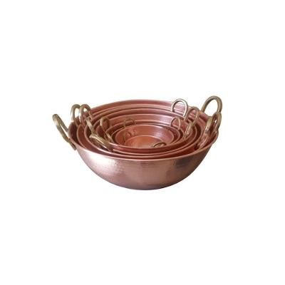 Tacho De Cobre Puro De 25 Litro 52Cm Diâmetro