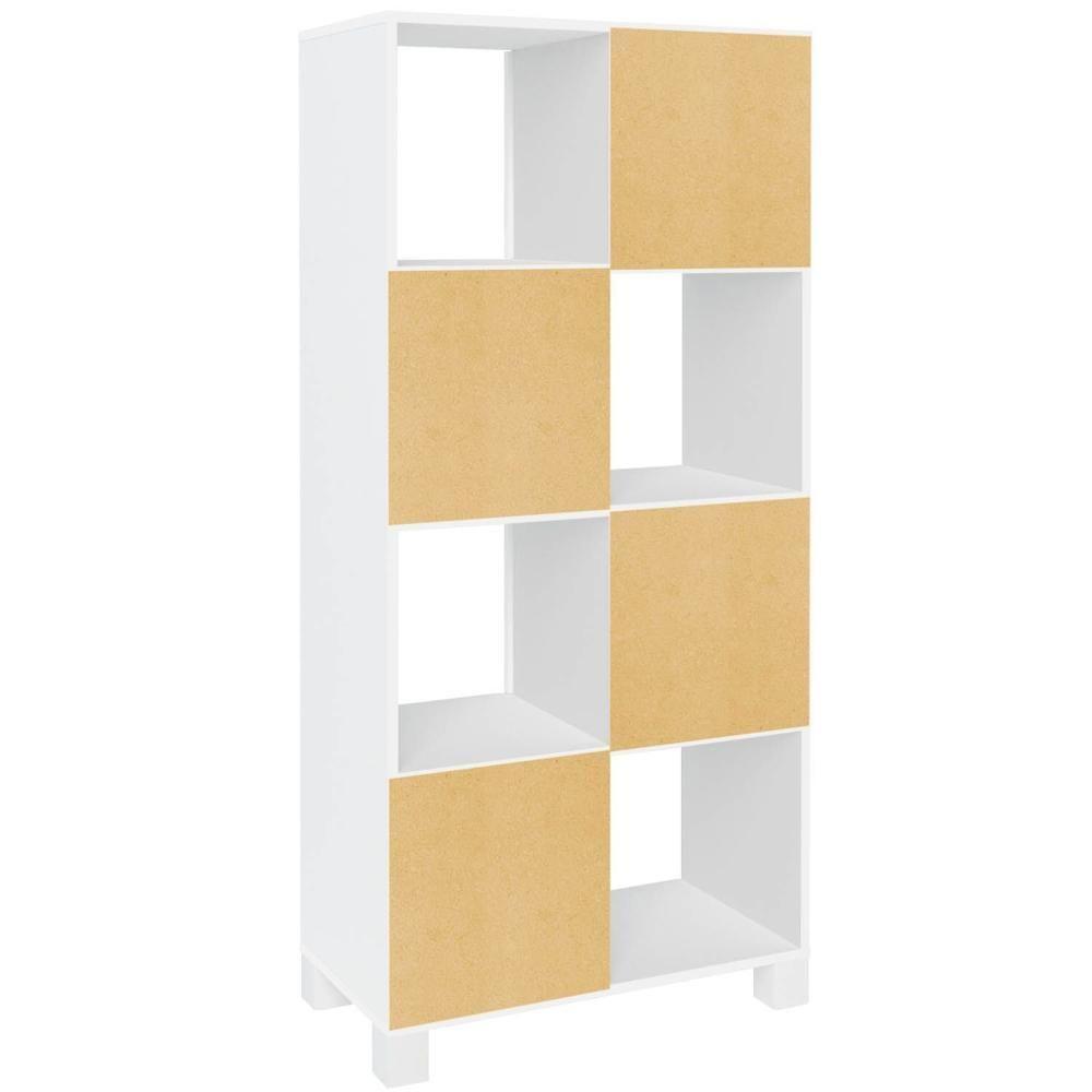 Armário Multiuso 02 Portas Com Nichos Wally Branco A02 - 2