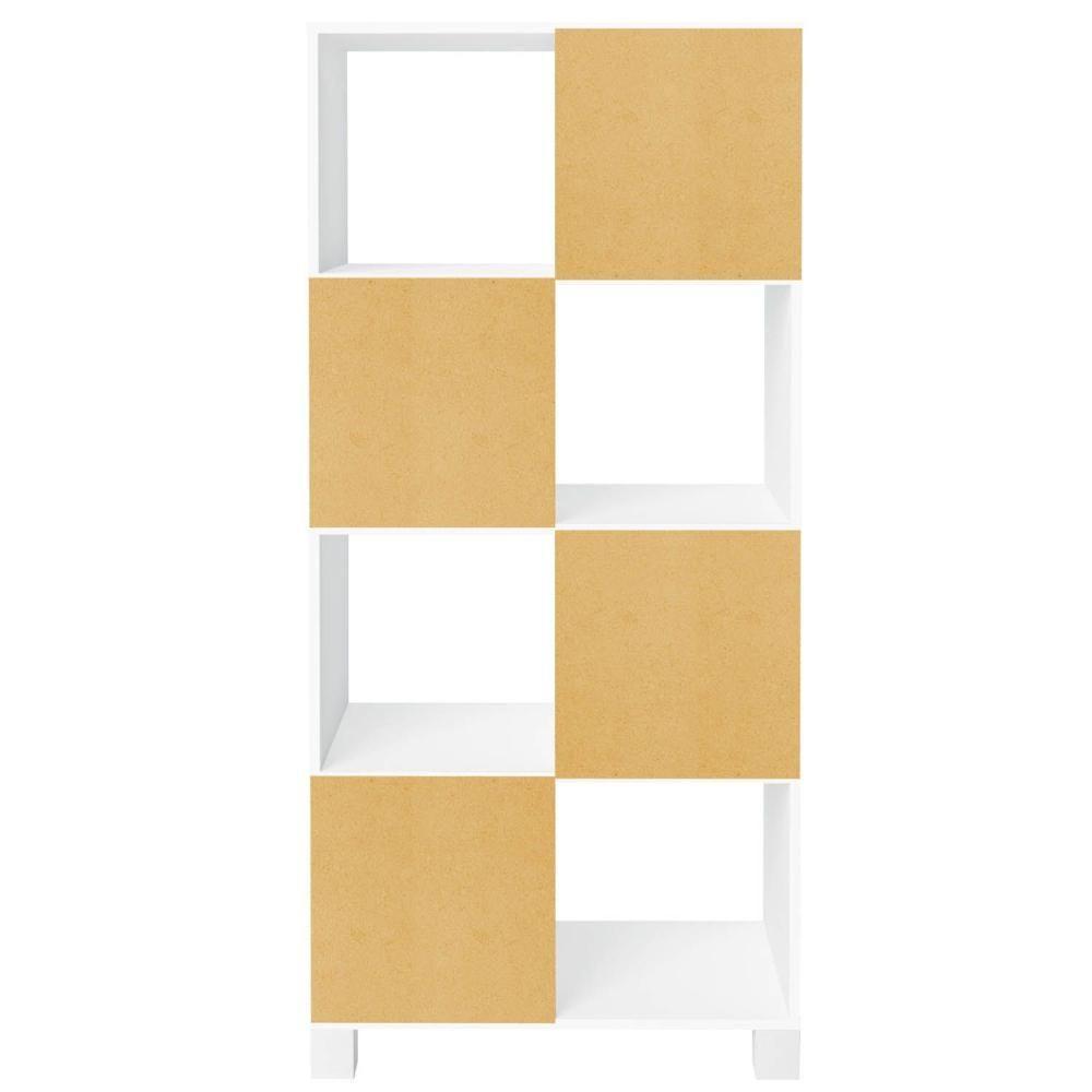 Armário Multiuso 02 Portas Com Nichos Wally Branco A02 - 3