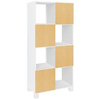 Armário Multiuso 02 Portas Com Nichos Wally Branco A02 - 2