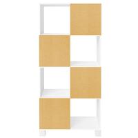 Armário Multiuso 02 Portas Com Nichos Wally Branco A02 - 3