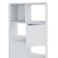 Armário Multiuso 02 Portas Com Nichos Wally Branco A02 - 6