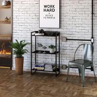 Kit Escritório Estante 3 Prateleiras Com Mesa 135Cm Onix - 9