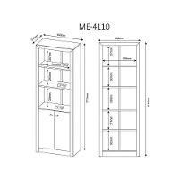 Armário para Escritório 02 Portas Branco Tecno Mobili - 5