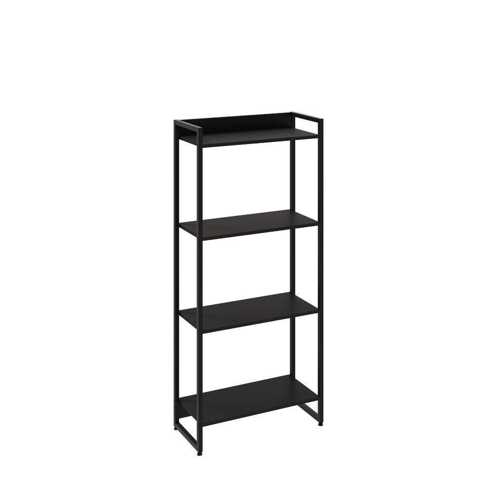 Kit Escritório Estante 4 Prateleiras Com Mesa 150Cm Onix - 7