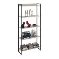 Estante Escritório 05 Prateleiras Areta 186X80Cm C01 Snow - 1