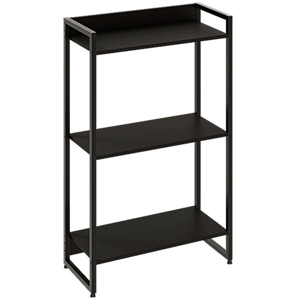 Kit Escritório Estante 3 Prateleiras Com Mesa 120Cm Onix - 5