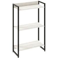 Kit Para Escritório Estante 3 Prateleiras Mesa 90Cm Snow - 5