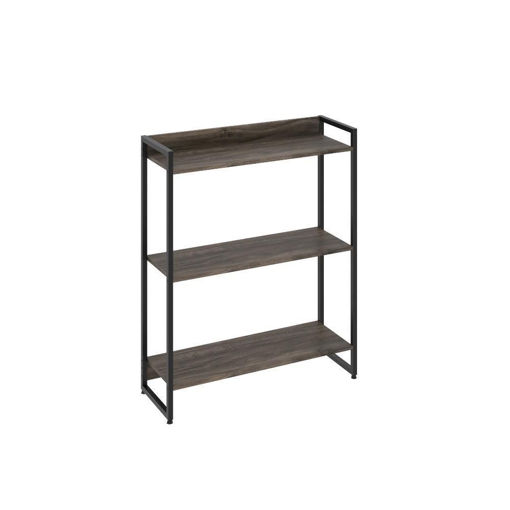 Estante Escritório Areta 104X80Cm C01 Carvalho Dark - 3