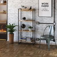 Estante Multiuso Escritório Areta 145X60Cm C01 Carvalho - 5