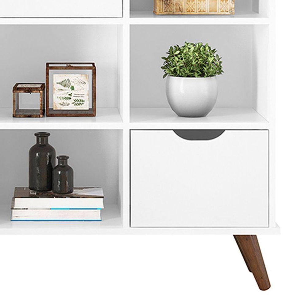 Nicho Organizador C/ 3 Gavetas Branco/Branco - 2