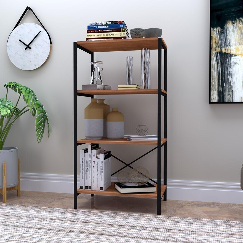 Kit 2 Estantes Baixa Multiuso 60cm 4 Prateleiras Demolição - 4