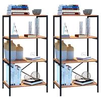 Kit 2 Estantes Baixa Multiuso 60cm 4 Prateleiras Demolição - 1