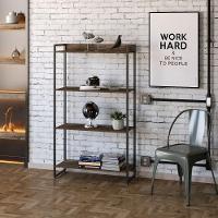 Estante Multiuso Escritório Areta 145X80Cm C01 Onix - 5