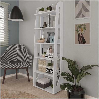 Estante Livros E Objetos Branco 5 Prateleiras E 1 Nicho