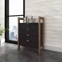 Gaveteiro 04 Gavetas Multiuso Escritorio Ou Closet Az1012 Pr