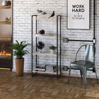 Estante Multiuso Escritório Areta 145X60Cm C01 Snow - 5