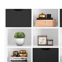 Nicho Organizador C/ 3 Gavetas Branco/Preto