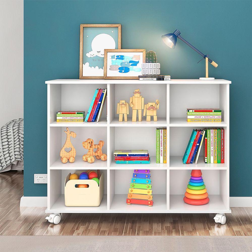 Nicho Organizador Sem Gavetas Com Rodízio Roterdã Branco - 2