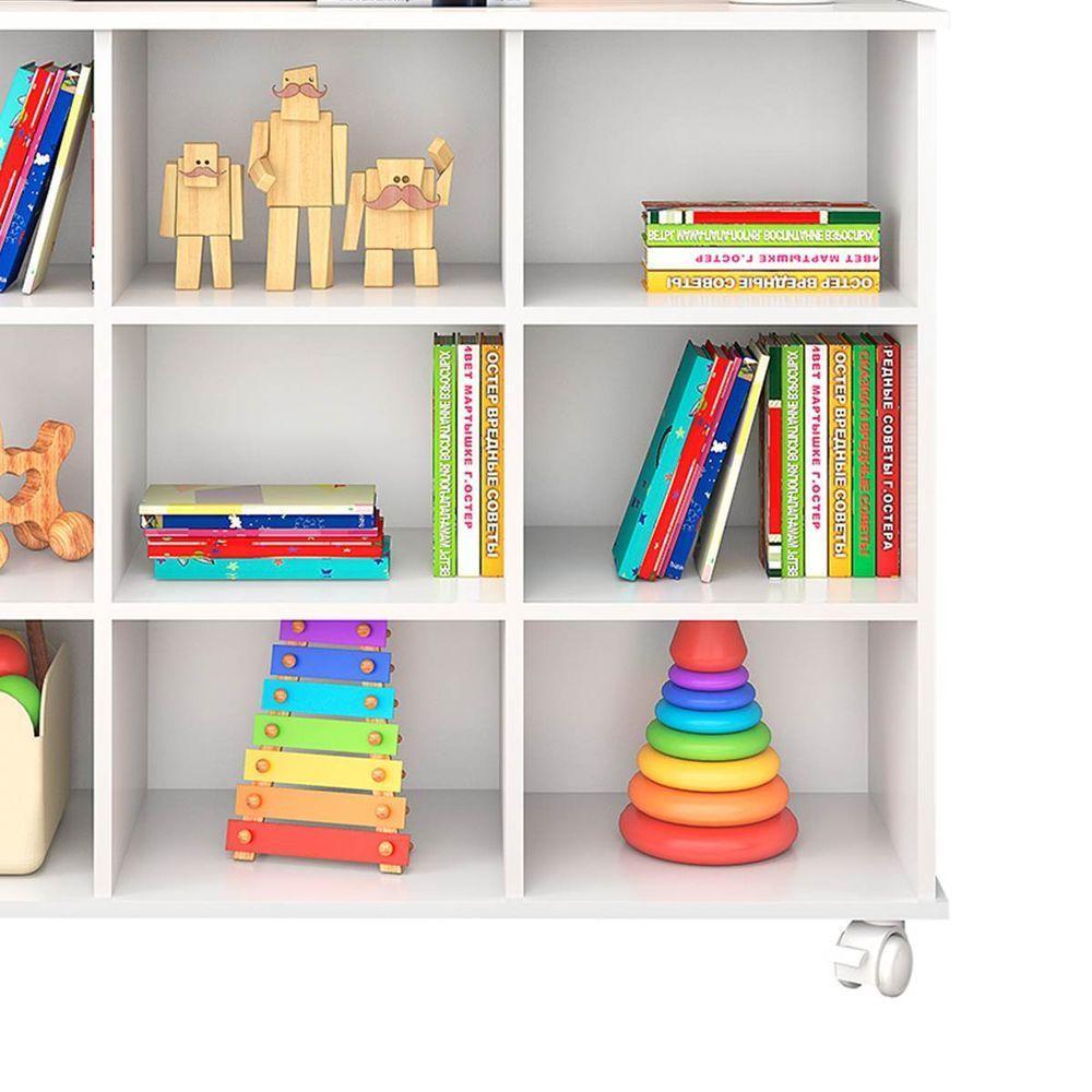 Nicho Organizador Sem Gavetas Com Rodízio Roterdã Branco - 4