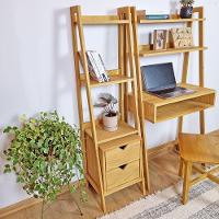 Conjunto Estante Vitória Com Nicho Gaveteiro Cor Mel - 1