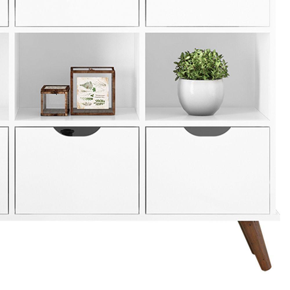 Nicho Organizador C/ 6 Gavetas Branco/Branco - 3