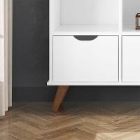 Nicho Organizador C/ 6 Gavetas Branco/Branco