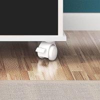 Nicho Organizador C/ 6 Gavetas Com Rodízio Branco/Preto - 5