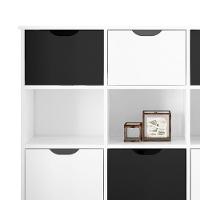 Nicho Organizador C/ 6 Gavetas Branco/Branco E Preto - 5