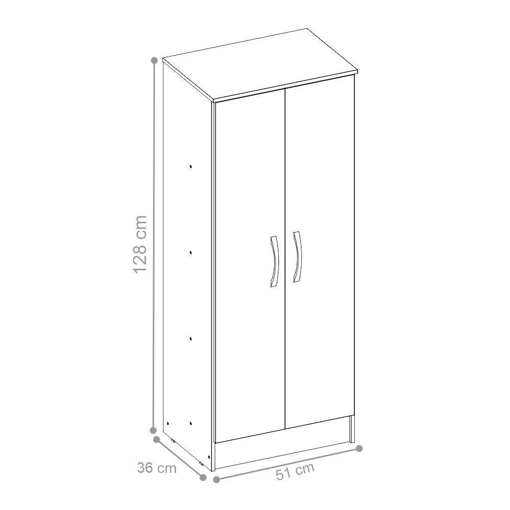 Estante Multiuso 2 Portas Sage Branco - 5