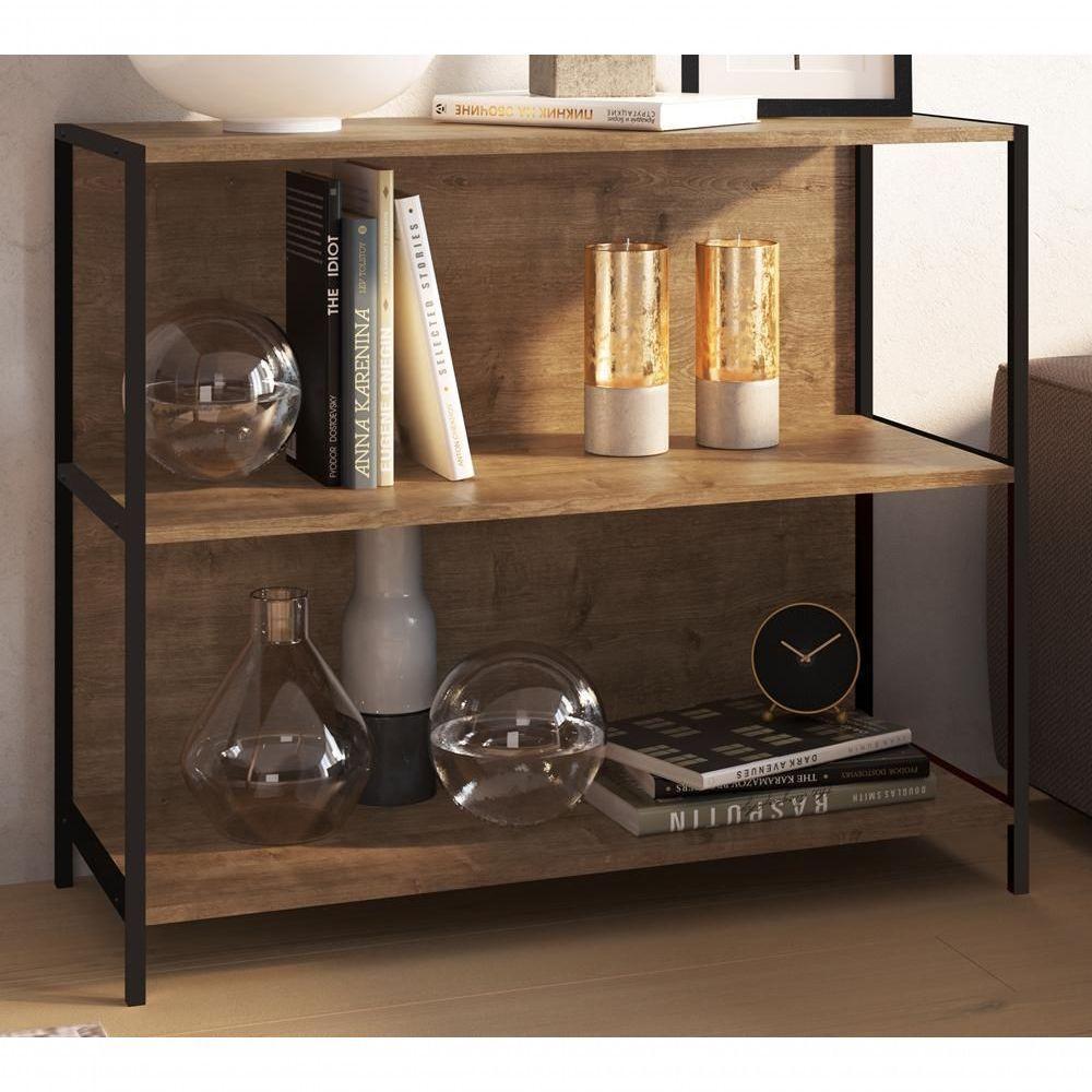 Estante Multiuso 03 Prateleiras 27868 Vermont Preto Fosco - 7