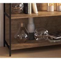 Estante Multiuso 03 Prateleiras 27868 Vermont Preto Fosco - 3