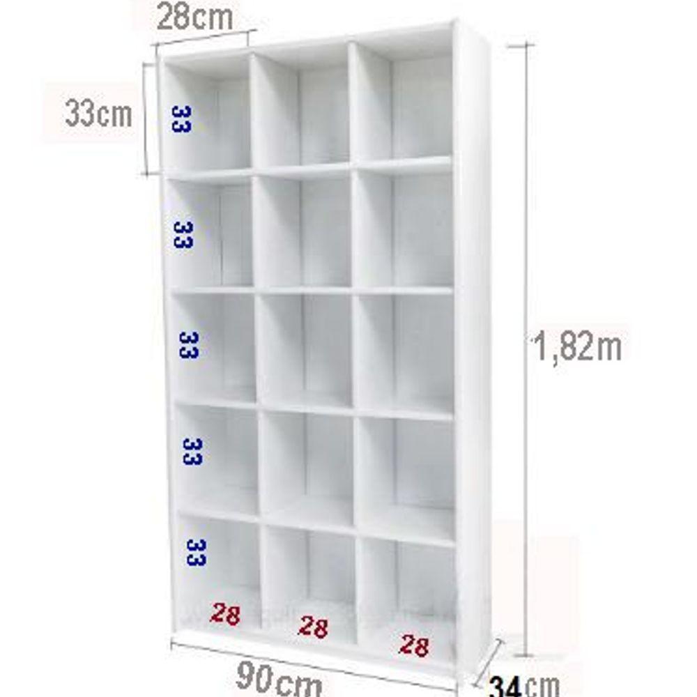 Armário Escritório Estante Livreiro Bia Magia Móveis - 4