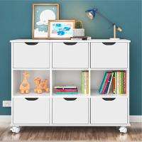 Nicho Organizador Com Rodinhas Portland Branco Com Gavetas - 1