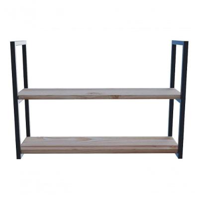 Estante Preta De Metal 80Cm Reforçado
