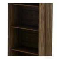 Armario Estante Livreiro Para Escritório Me4150 Nogal Nogal - 3