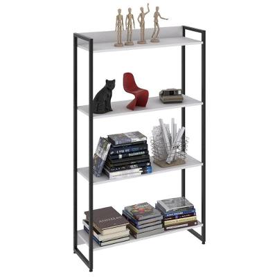 Estante Livreiro Dynamica Industrial 80cm 4 Prateleiras C08 Branco Chess