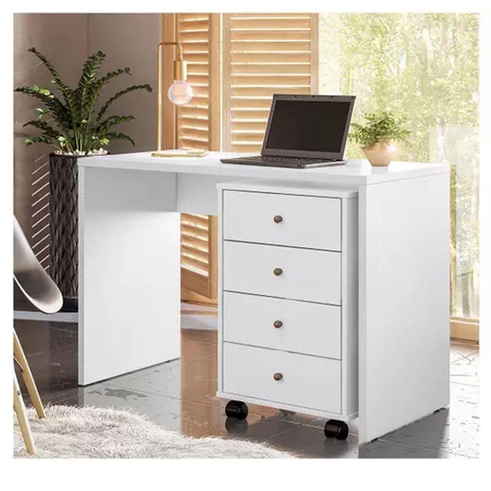 Gaveteiro 4 Gavetas Office Presence Branco Demobile - 3