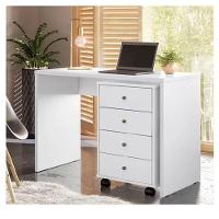 Gaveteiro 4 Gavetas Office Presence Branco Demobile - 3